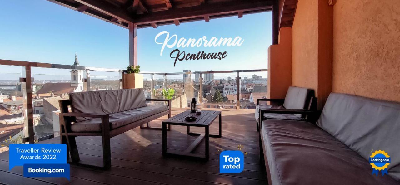 Panorama Penthouse Apartman Belgrád Kültér fotó