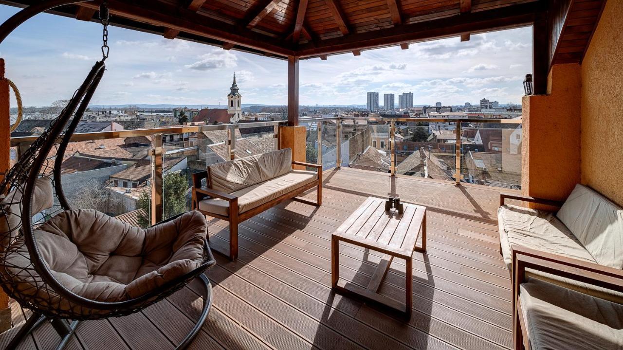 Panorama Penthouse Apartman Belgrád Kültér fotó